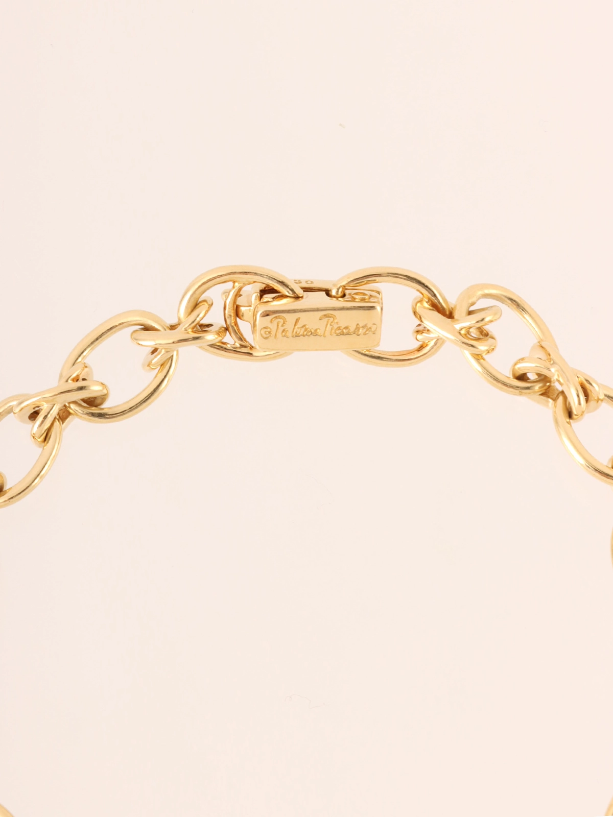 Uチェーンブレスレット レディース ステンレス 18K GP ゴールド